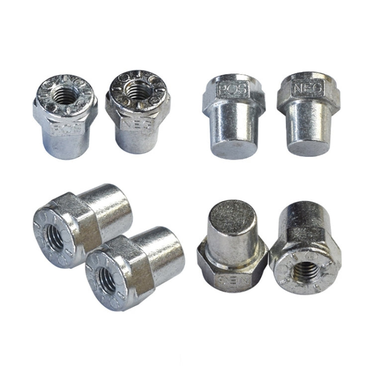 3 Pairs Car Battery Pile Header Circular Column Battery Maintenance Modification Accessories, 3 Pairs