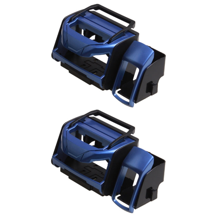2 PCS SD-1012 Car Multifunctional Drink Holder Garbage Box, Silver, Blue, Black