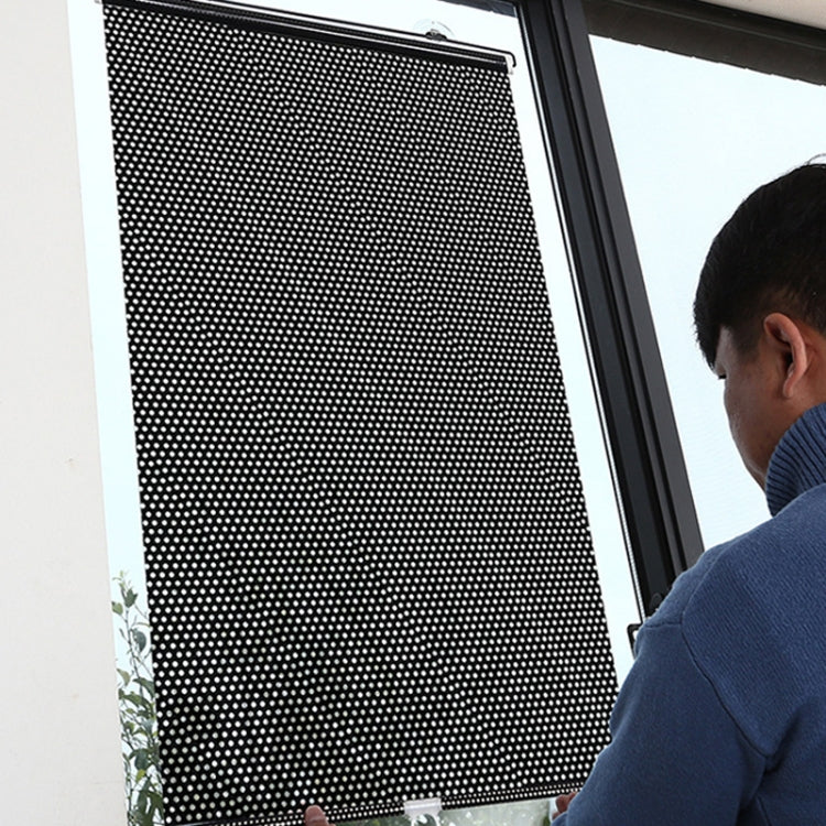 Suction Cup Car Shade Curtain Window Telescopic Roller Blind, Size: 50x125cm Silver Laser, 40x60cm Silver Lyser, 40x125cm Silver Lyser, 50x125cm Silver Laser, 40x125cm Black Mesh, 45x125cm Silver Lyser