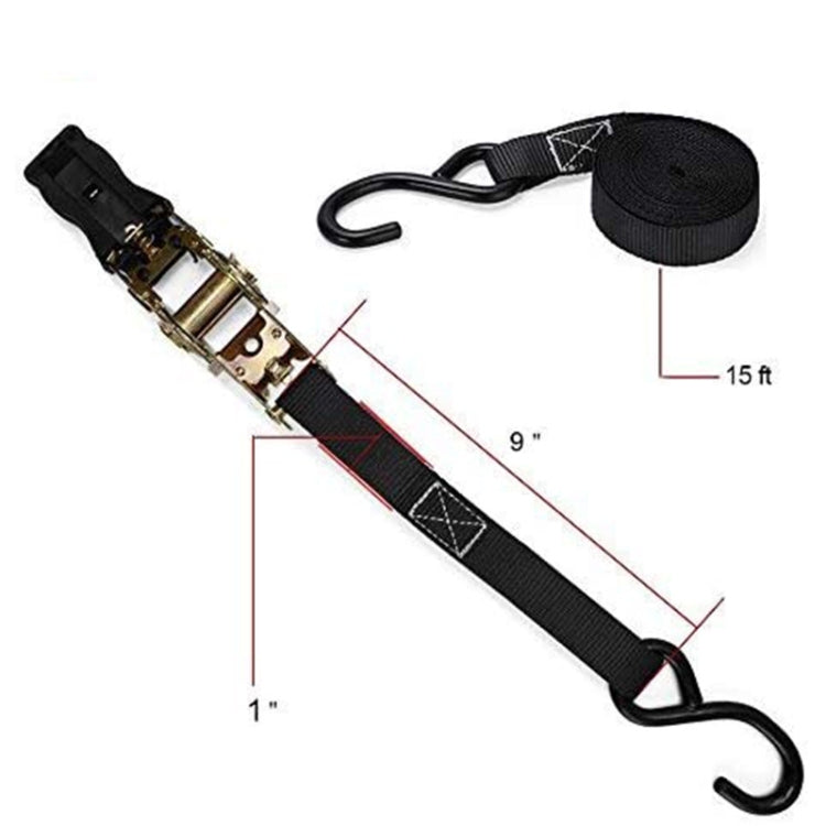 Motorcycle Car Fixed Cargo Ratchet Straps Trailer Tensioner, Cargo Ratchet Straps