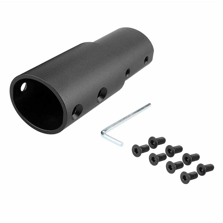 Aluminum Extension Pipe Extender Pole For Xiaomi M365/M365Pro Pro2 1S, Black, Red