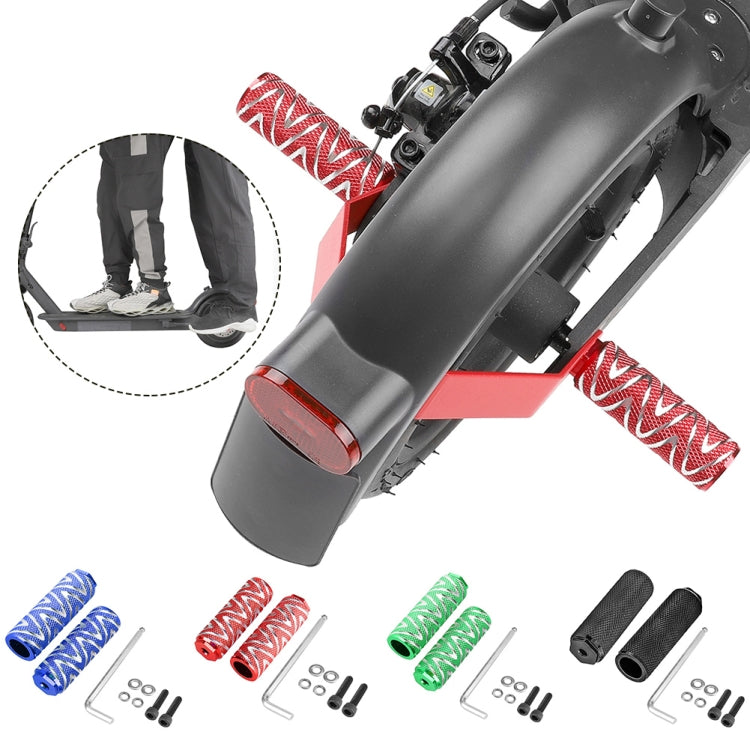 Electric Scooter Pedal Rear Foot Pegs For Xiaomi Mijia M365 / Pro / Pro2 / 1S, Black, Red, Blue, Green