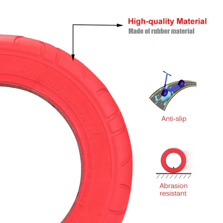 10 x 2 P1069 Inflatable Solid Tire for XiaoMi Mijia M365 Pro,Style：, Outer Tire, Inner Tube
