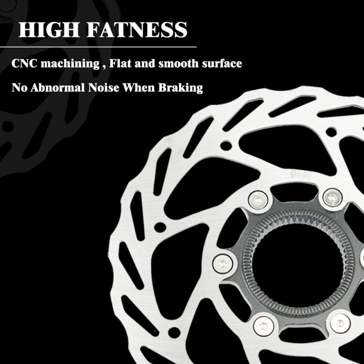 RACEWORK RS6 Mountain Bike Mid-lock Discs, Diameter:, 140mm, 160mm, 180mm