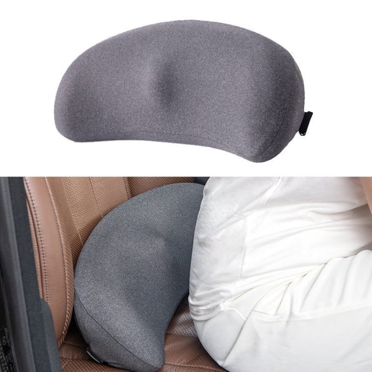 Memory Foam Car Lumbar Cushion Driving Seat Cushion, Memory Foam Dark Gray, Memory Foam Gray