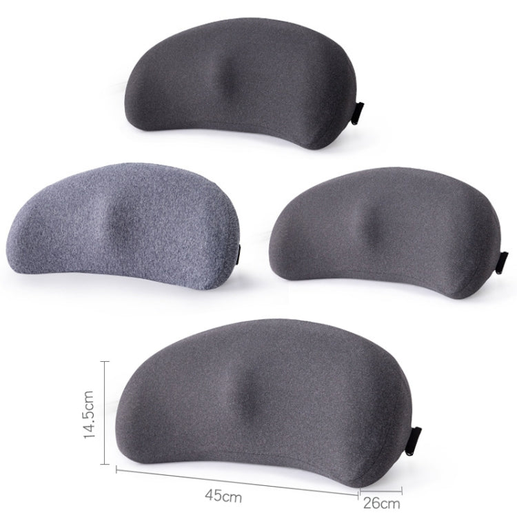Memory Foam Car Lumbar Cushion Driving Seat Cushion, Memory Foam Dark Gray, Memory Foam Gray