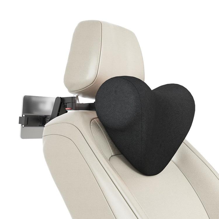 A09 Car Seat Headrest Memory Foam Comfortable Neck Pillow, Style:, With Stand  (Coffee), With Stand  (Blue), With Stand  (Gray), Without Stand (Black), Without Stand (White), Without Stand (Pink), With Stand (Black), Without Stand (Coffee)             ...