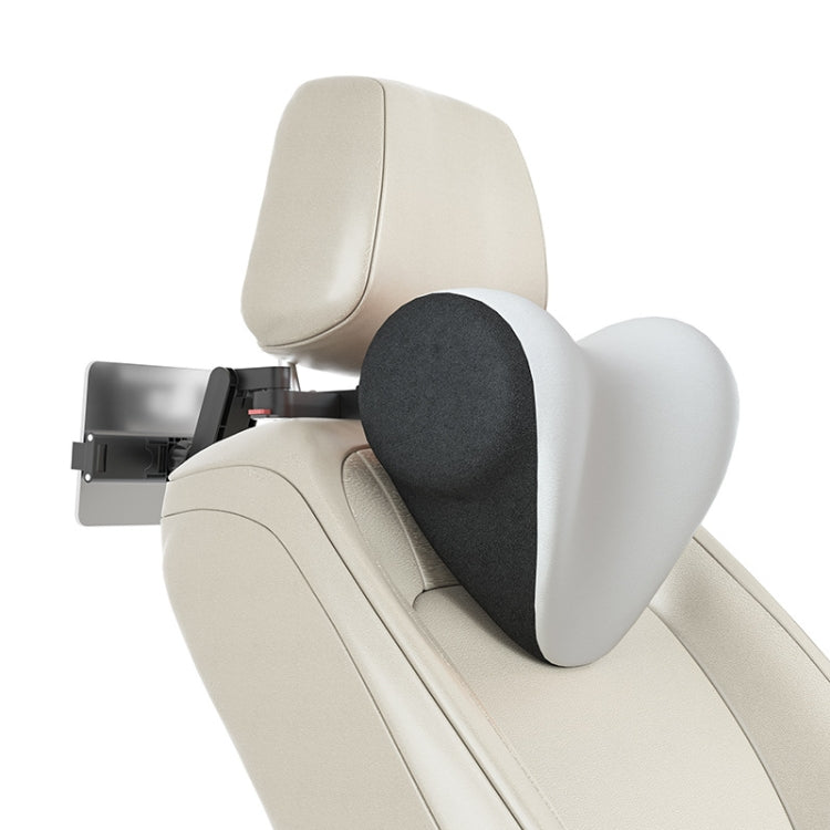 A09 Car Seat Headrest Memory Foam Comfortable Neck Pillow, Style:, With Stand  (Coffee), With Stand  (Blue), With Stand  (Gray), Without Stand (Black), Without Stand (White), Without Stand (Pink), With Stand (Black), Without Stand (Coffee)             ...