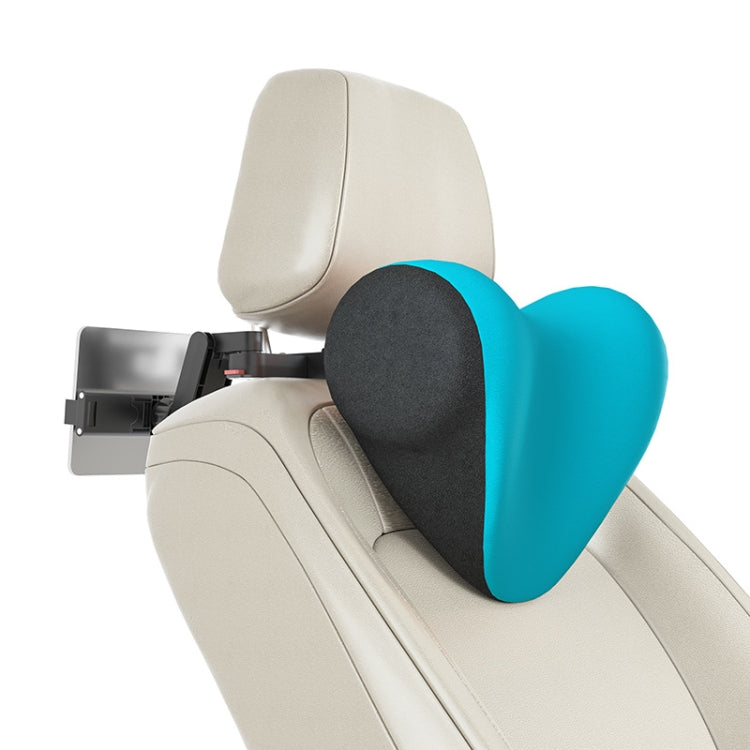 A09 Car Seat Headrest Memory Foam Comfortable Neck Pillow, Style:, Without Stand (White), Without Stand (Pink), With Stand (Black), Without Stand (Coffee), With Stand  (White), Without Stand (Blue), Without Stand (Gray), With Stand  (Pink)             ...