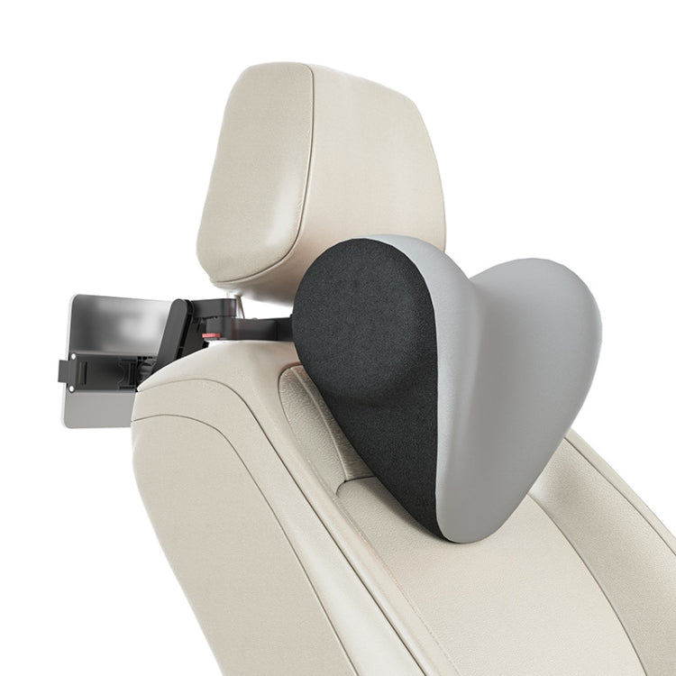 A09 Car Seat Headrest Memory Foam Comfortable Neck Pillow, Style:, With Stand  (Coffee), With Stand  (Blue), With Stand  (Gray), Without Stand (Black), Without Stand (White), Without Stand (Pink), With Stand (Black), Without Stand (Coffee)             ...