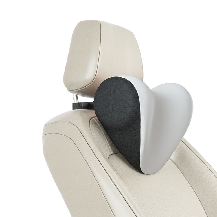 A09 Car Seat Headrest Memory Foam Comfortable Neck Pillow, Style:, With Stand  (Coffee), With Stand  (Blue), With Stand  (Gray), Without Stand (Black), Without Stand (White), Without Stand (Pink), With Stand (Black), Without Stand (Coffee)             ...