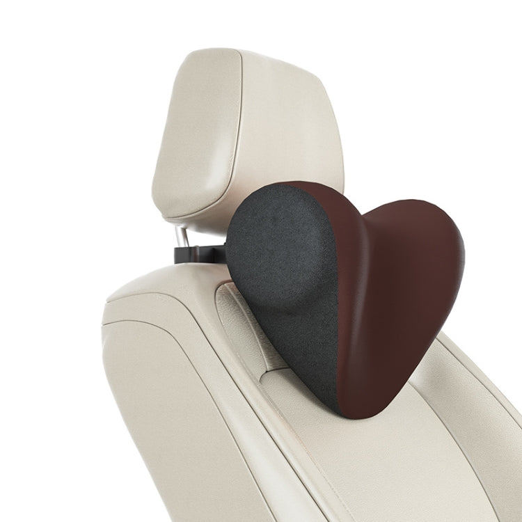 A09 Car Seat Headrest Memory Foam Comfortable Neck Pillow, Style:, With Stand  (Coffee), With Stand  (Blue), With Stand  (Gray), Without Stand (Black), Without Stand (White), Without Stand (Pink), With Stand (Black), Without Stand (Coffee)             ...