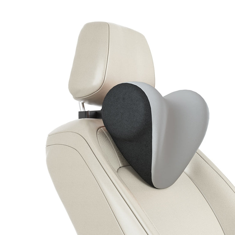 A09 Car Seat Headrest Memory Foam Comfortable Neck Pillow, Style:, With Stand  (Coffee), With Stand  (Blue), With Stand  (Gray), Without Stand (Black), Without Stand (White), Without Stand (Pink), With Stand (Black), Without Stand (Coffee)             ...