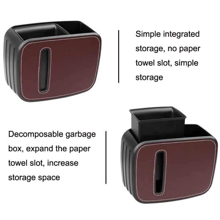 Car Drain Tissue Box Umbrella Storage Pocket Bag Storage Box Car Trash Can