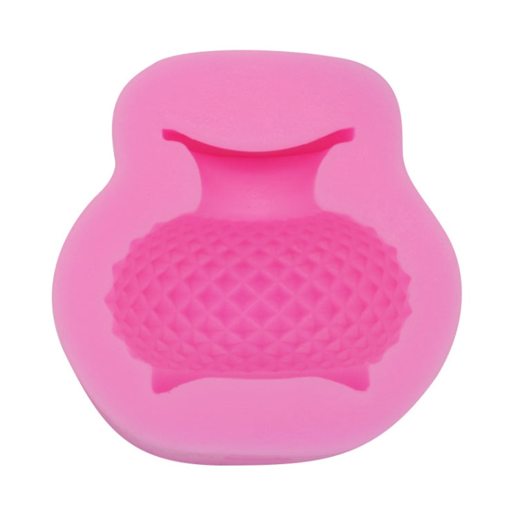 2 PCS Three-dimensional Vase Flower Pot Aromatherapy Gypsum Fondant Mold, Three-dimensional Vase Flower