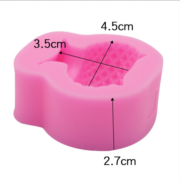 2 PCS Three-dimensional Vase Flower Pot Aromatherapy Gypsum Fondant Mold, Three-dimensional Vase Flower