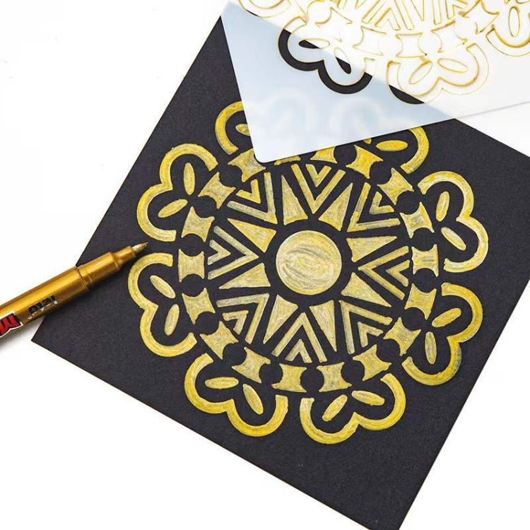 45 In 1  Mandala Tool Painting Set Cutout Template, 45 In 1 Painting Set