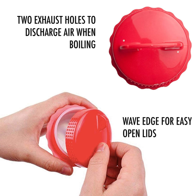 6 PCS/Set Eierkokers Cooker Silicone Non-stick Egg Steamer, Egg Steamer