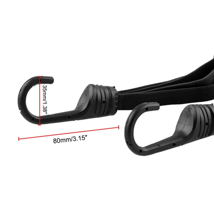 3 PCS Motorcycle Helmet Luggage Strap Universal Elastic Band Fuel Tank Net Rope, 3 PCS