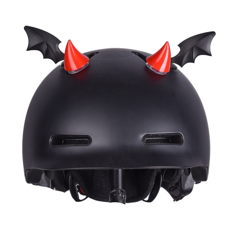 2pcs /Pair Motorcycle Helmet Devil Sucker Decoration, Style:, Wing (Red), Wing (Black), Small Horns (Red), Small Horns (Light Blue), Small Horns (Fluorescent Green), Small Horns (Dark Green), Small Horns (White), Small Horns (Dark Blue)                ...