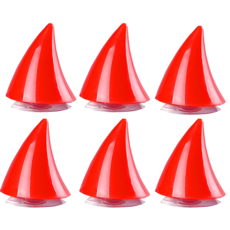 2pcs /Pair Motorcycle Helmet Devil Sucker Decoration, Style:, Wing (Red), Wing (Black), Small Horns (Red), Small Horns (Light Blue), Small Horns (Fluorescent Green), Small Horns (Dark Green), Small Horns (White), Small Horns (Dark Blue)                ...