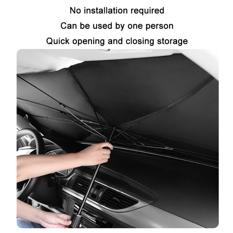 Car Windshield Telescopic Folding Thermal Insulation Parasol, Large, Large+2 PCS Side Sun Block, Small, Open Style Large, Open Style Small, Silver Coated Large, Silver Coated Small