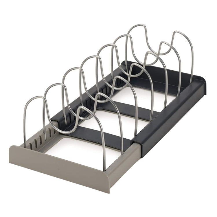 Adjustable Kitchen Shelf Kitchenware Cutting Board Pot Cover Telescopic Shelf, Adjustable