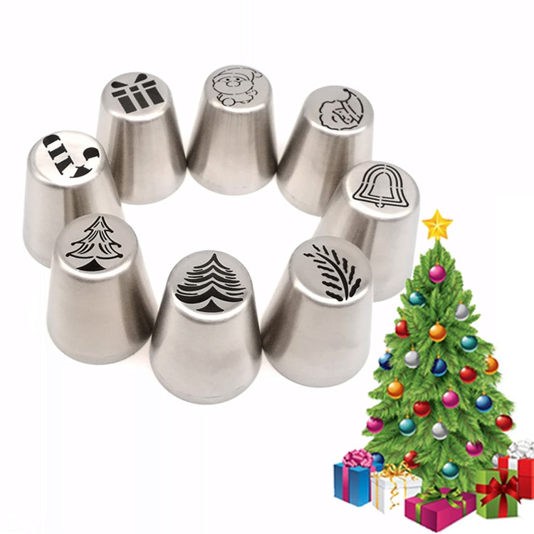 15 In 1 Christmas Themed Piping Cake Baking Kit, Christmas