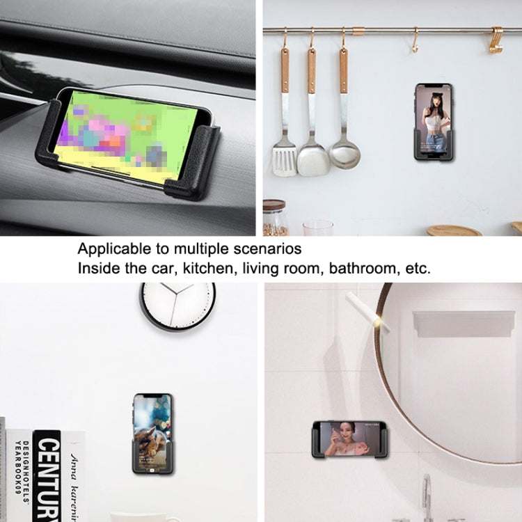 5 Pairs Car Mobile Phone Bracket Dashboard Navigation Paste Adjustable Bracket, 5 Pairs Pink, 5 Pairs Navy, 5 Pairs White, 5 Pairs Yellow