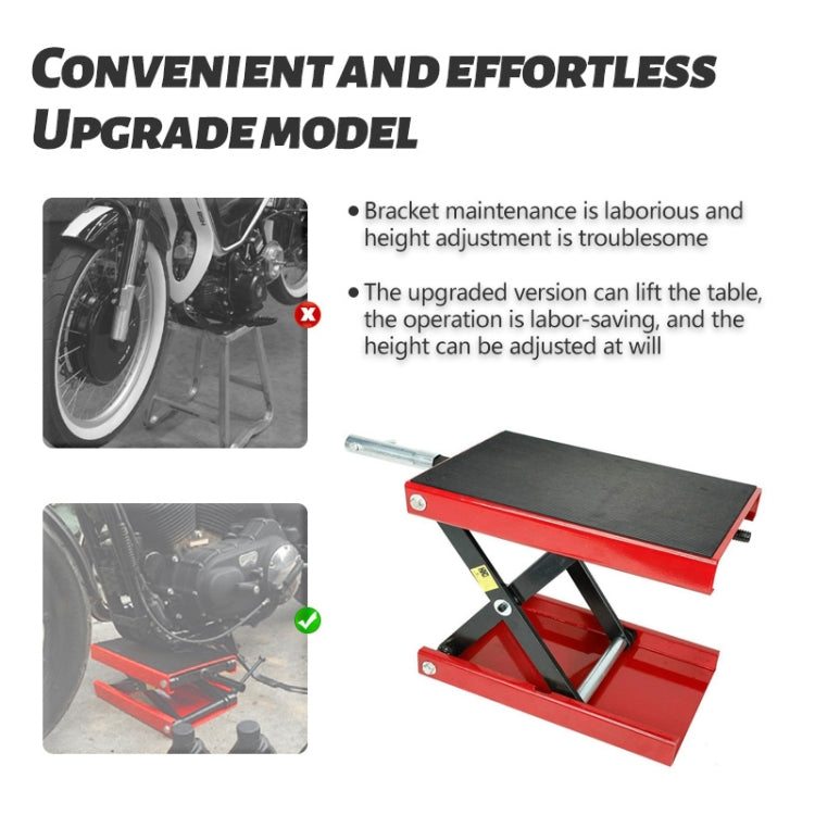 500KG 1100LBS Center Scissor Lift Suitable For Motor Bicycle ATV Work Stand, Center Scissor Lift 01