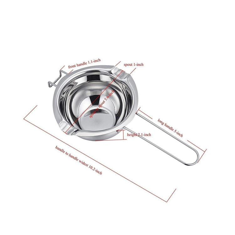 Stainless Steel Chocolate Water-proof DIY Baking Heating Melting Pot, Style:304, 201 Material, 304 Material