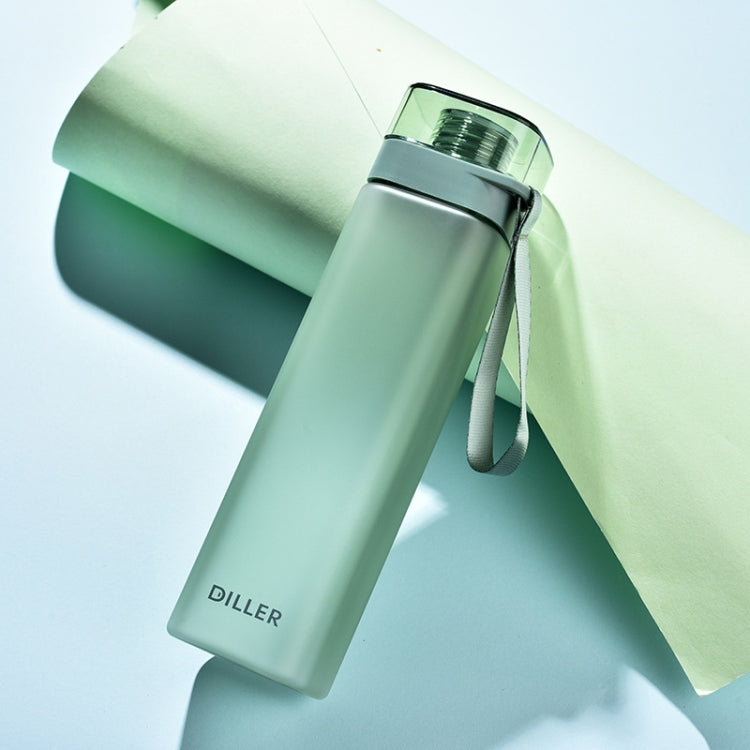 Diller D8646 Square Shape Fitness Leakproof Water Bottle, 400ml, 550ml