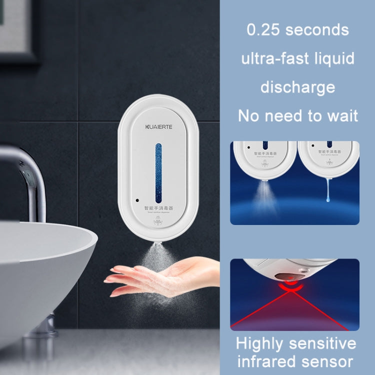 Kuaierte Automatic Induction Spray Sterilizer Wall Mounted Soap Dispenser, K4506 White, K4506 Black, K4507 White, K4507 Black