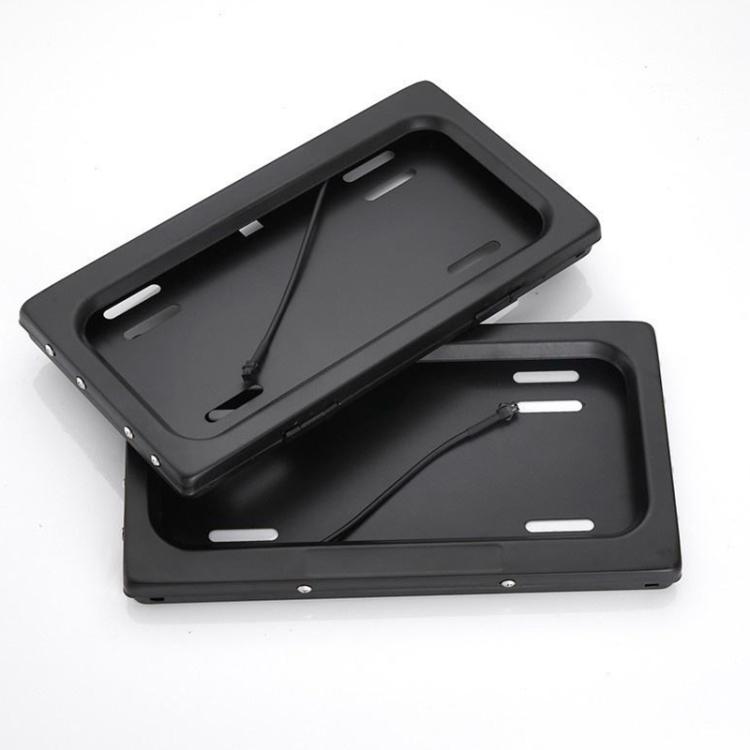 US Standard Roller Blind Dual-Brand Energy Vehicle License Plate Frame License Plate Bracket, Dual-Brand License Plate Frame