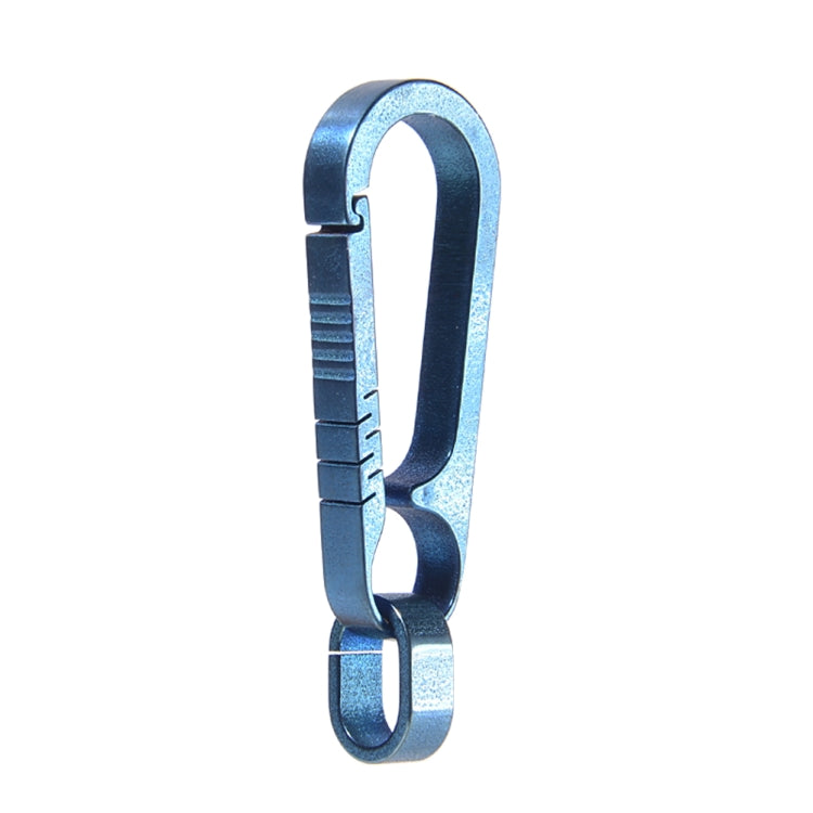 Men Titanium Alloy Keychain Car Key Waist Hanging, Colorful Titanium, Titanium Color, Blue