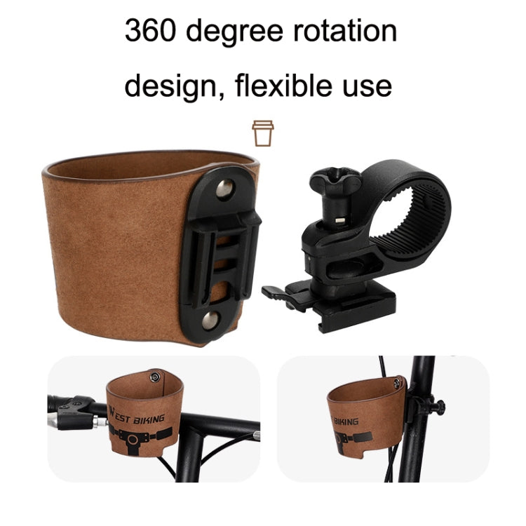 WEST BIKING YP0719298 Bicycle Cup Holder Handlebar Bottle Cage, WEST BIKING YP0719298