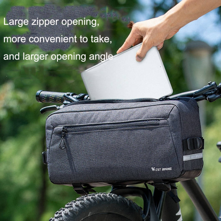 WEST BIKING YP0707301 Mountain Bike Handlebar Bag Multifunctional Large Capacity Head Bag, WEST BIKING YP0707301