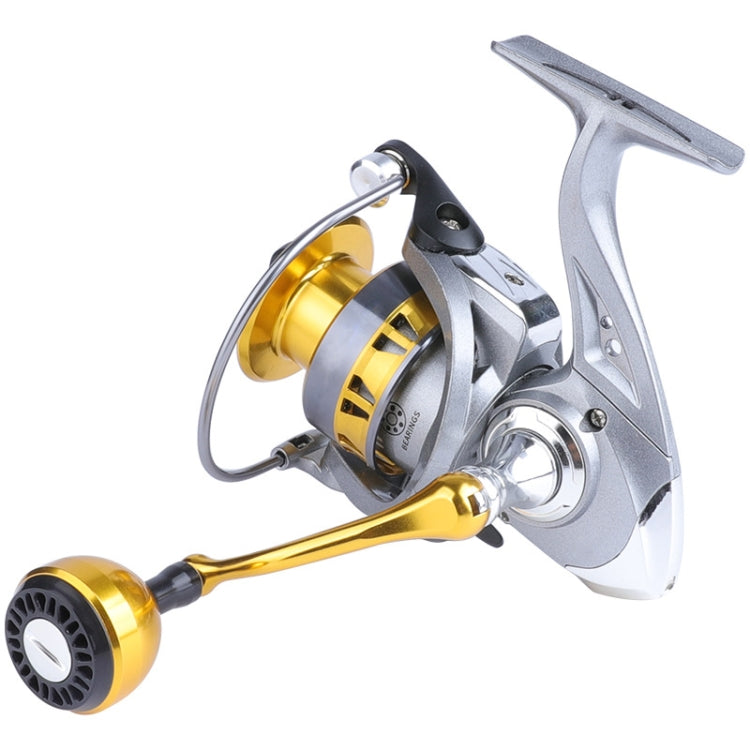 Metal Spinning Wheel Fishing Reel Casting Sea Rod Wheel, Style:, YK1000 (EVA Grip), YK2000 (EVA Grip), YK3000 (EVA Grip), YK5000 (EVA Grip), YK7000 (EVA Grip), YK SE1000 (Half Metal Ball Grip), YK SE2000 (Half Metal Ball Grip)                          ...