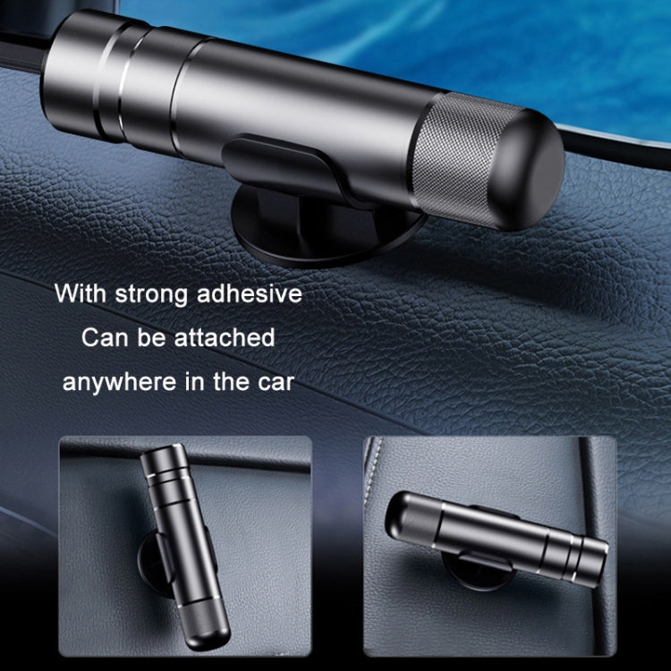 Vehicle Safety Hammer Multifunctional Underwater Emergency Window Breaker, Black, Red, Silver, Blue