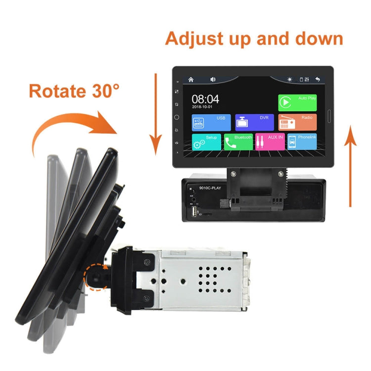 1310C 10.1 inch Car Full Screen Touch HD MP5 Wired Carplay Player, Style:, Standard, Standard+4 Light Camera, Standard+8 Light Camera, Standard+12 Light Camera, Standard+AHD Camera