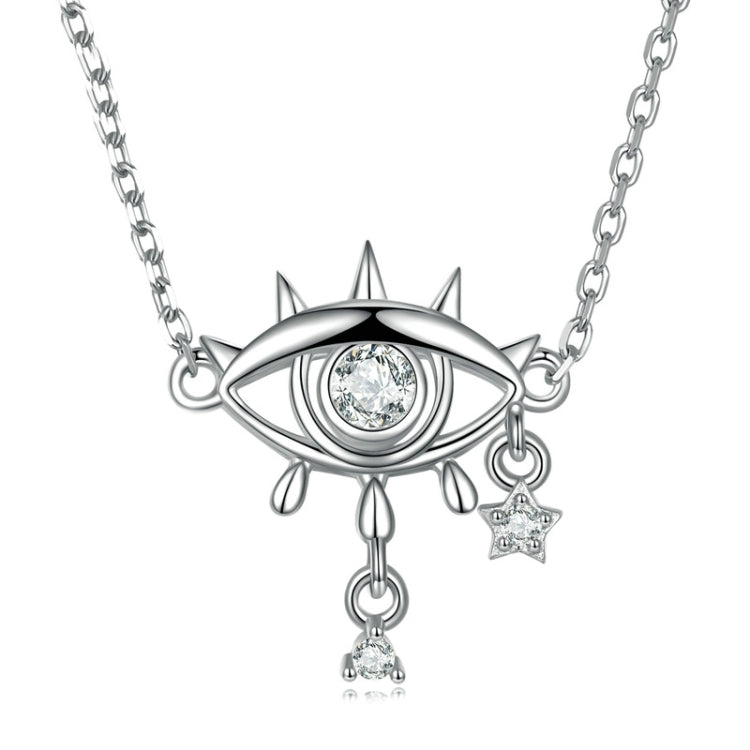 SCN484 White Gold Plated Clavicle Necklace Women 925 Silver Necklace, SCN484