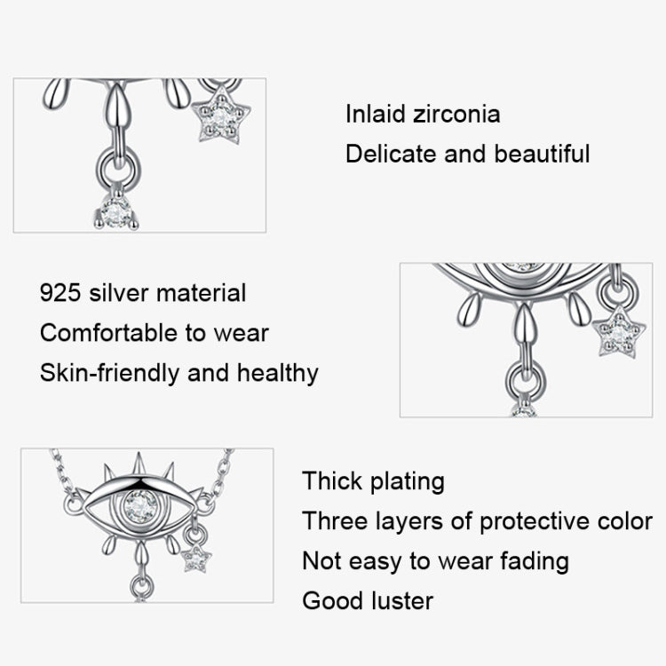 SCN484 White Gold Plated Clavicle Necklace Women 925 Silver Necklace, SCN484