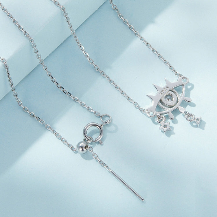 SCN484 White Gold Plated Clavicle Necklace Women 925 Silver Necklace, SCN484