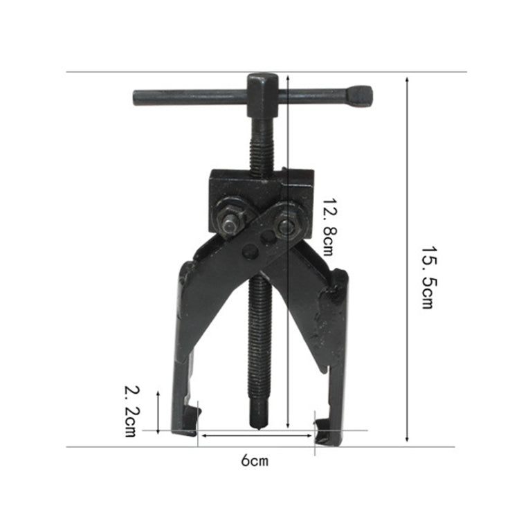 Two-claw Cross Spiral Bearing Removing Wheel Pulpper, 15.5 cm