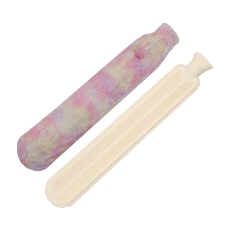 2L Long-strip Multifunctional Water-filled Rubber Hot Water Bags, Spec: Red Yellow Blue, Red Yellow Blue