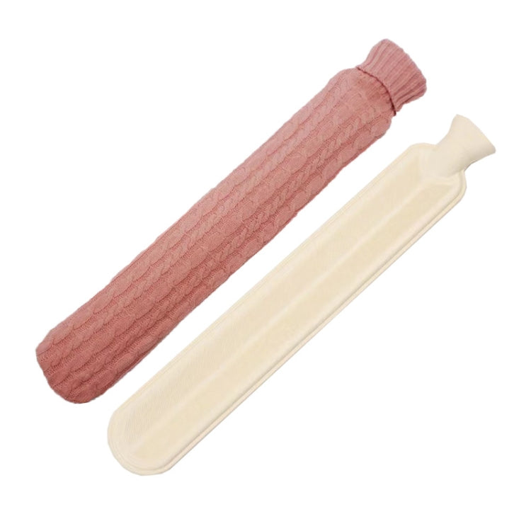 2L Long-strip Multifunctional Water-filled Rubber Hot Water Bags, Spec: Pink Twist, Pink Twist