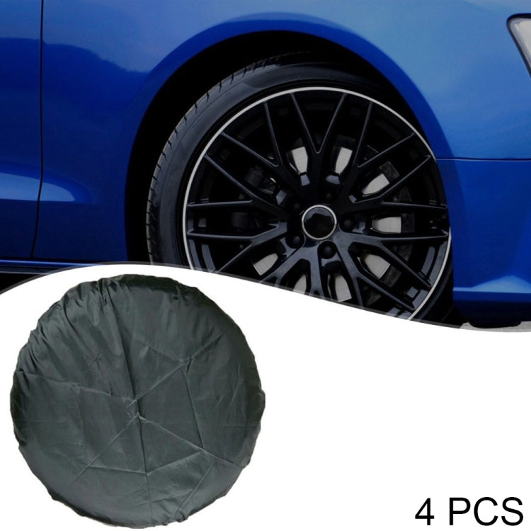 Waterproof and Dustproof Car Spare Tire Cover Tire Protector, 1PCS/Set S, 1PCS/Set L, 4PCS/Set S, 4PCS/Set L