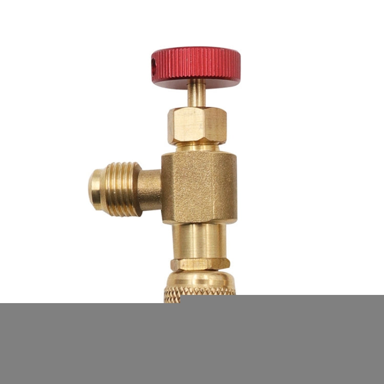 Air Conditioner Fluoridation Safety Valve Refrigerant Filling Connector, Side R410 Bottom R410, Side R410 Bottom R22, Side R22 Bottom R410, Side R22 Bottom R22