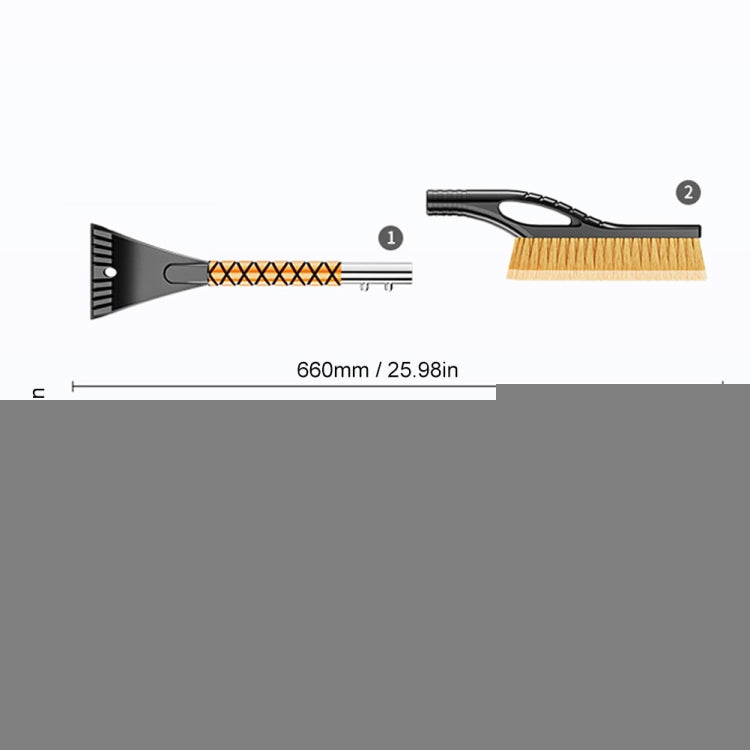 SUITU Removable Snowproof Shovel Sweeping Snow Brush, ST-3910, ST-3909, ST-3908