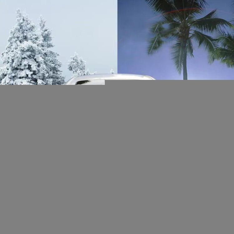 Car Front Window Snow Coated Silver Cloth Anti-freeze Sun Blocker Cover, 205x150x167cm